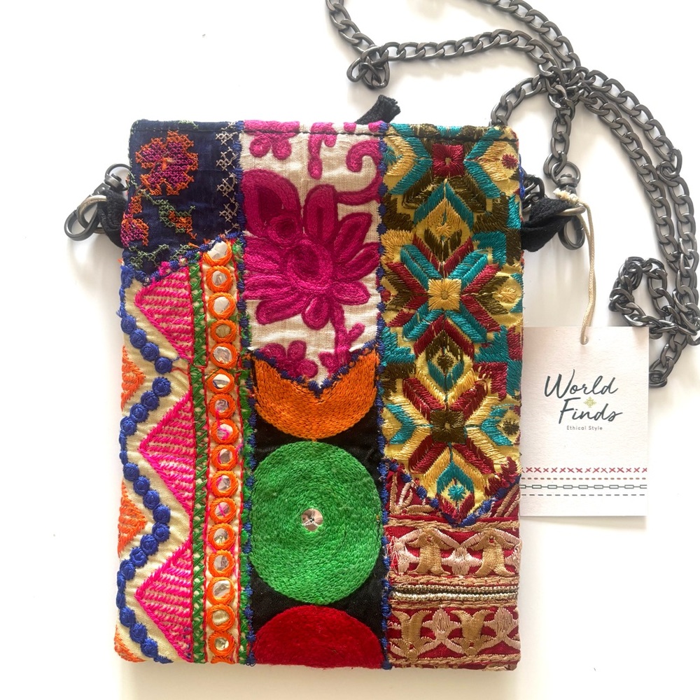 Tribal Mosaic Crossbody Bag